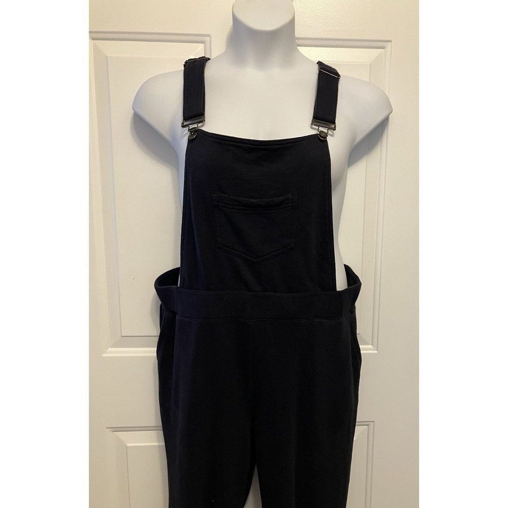 Women's Frye & Co Navy‎ Blue Overalls Pants Jumpsuit Cotton Size Large